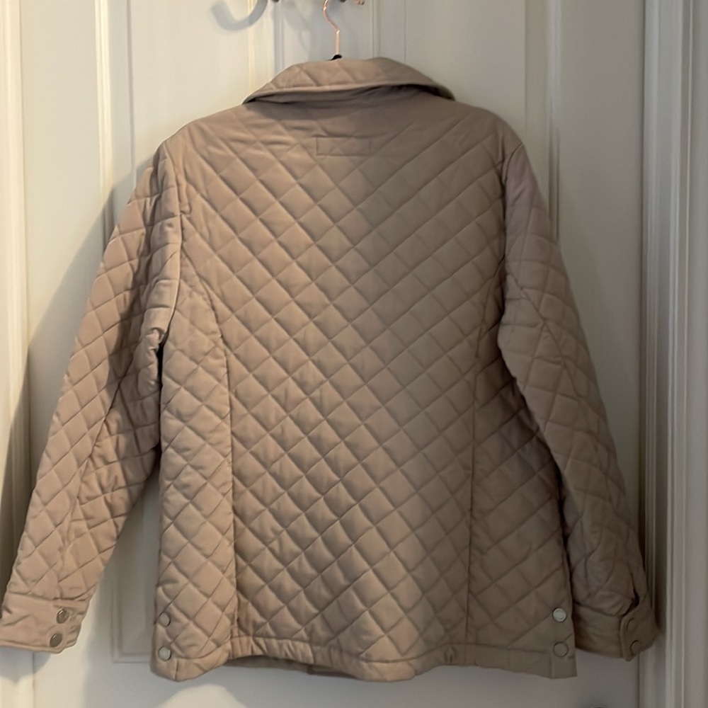 Calvin Klein size large beige jacket - Picture 2 of 9
